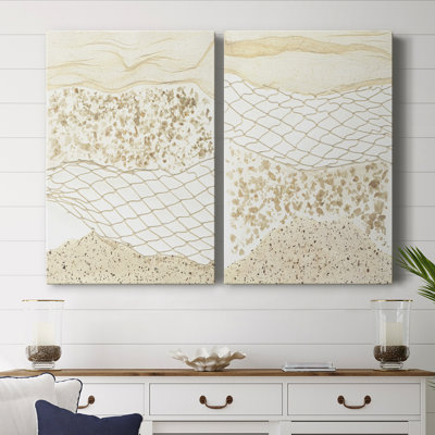 Coast I - toile tendue avec châssis de qualité supérieure - prête à être accrochée