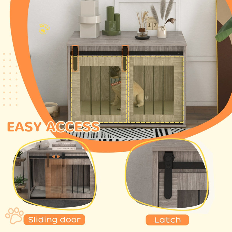 Collapsible Furniture Style Crate with 1 Door