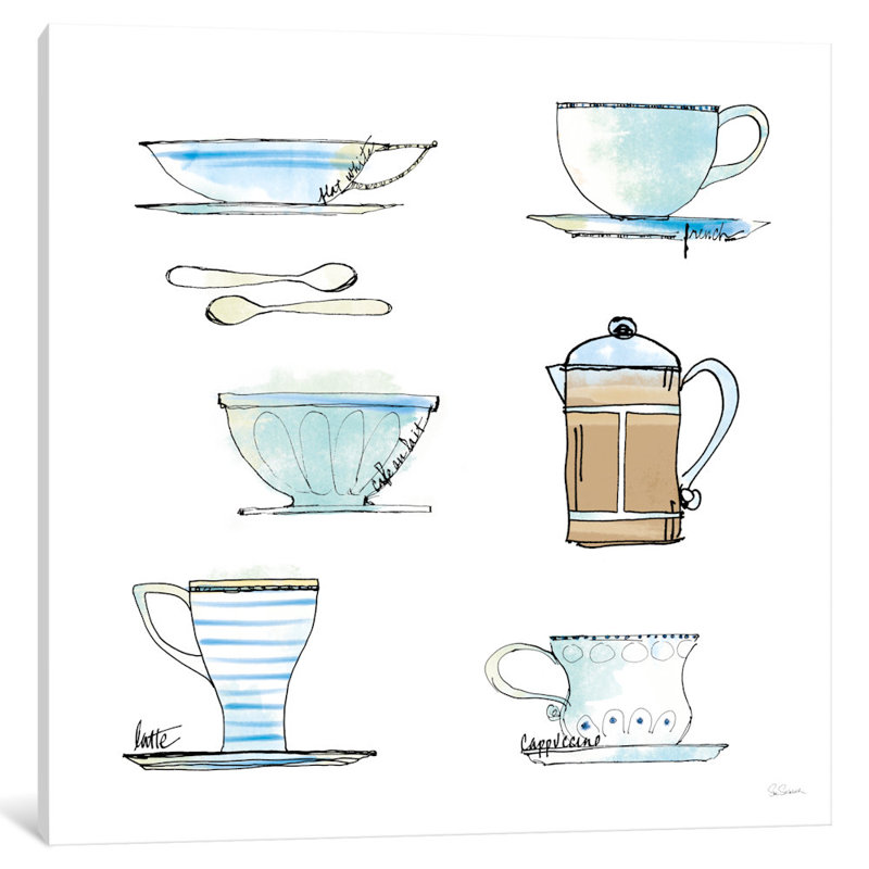 « xi », reproduction d’art sur toile Good Brew, H 18 po x l 18 po x P 1,5 po, Pas de tapis, Toile tendue