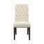 Ensemble de 2 chaises d'appoint rembourrées pour la maison
