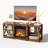 TV Stands & Entertainment Centers Hanady For Tvs Up To 70'' Farmhouse with Fireplace Included-1207953331
