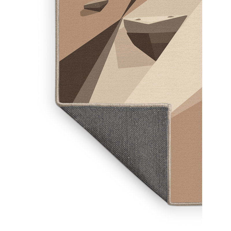 Tapis d'escalade moderne moelleux Soft Brown, 8x10