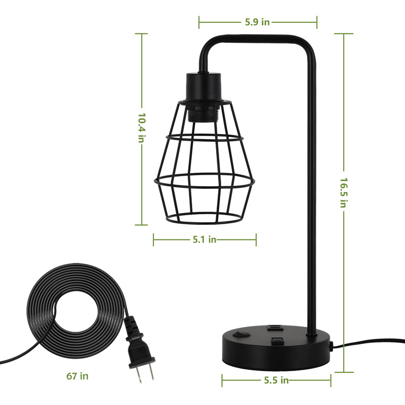 Meliame Metal Table Lamp