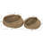 2‑Piece Seagrass Decorative Storage Baskets with Handles