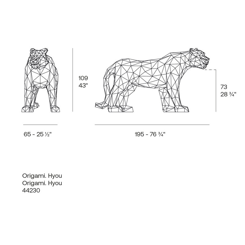 Leopard Garden Statue, White