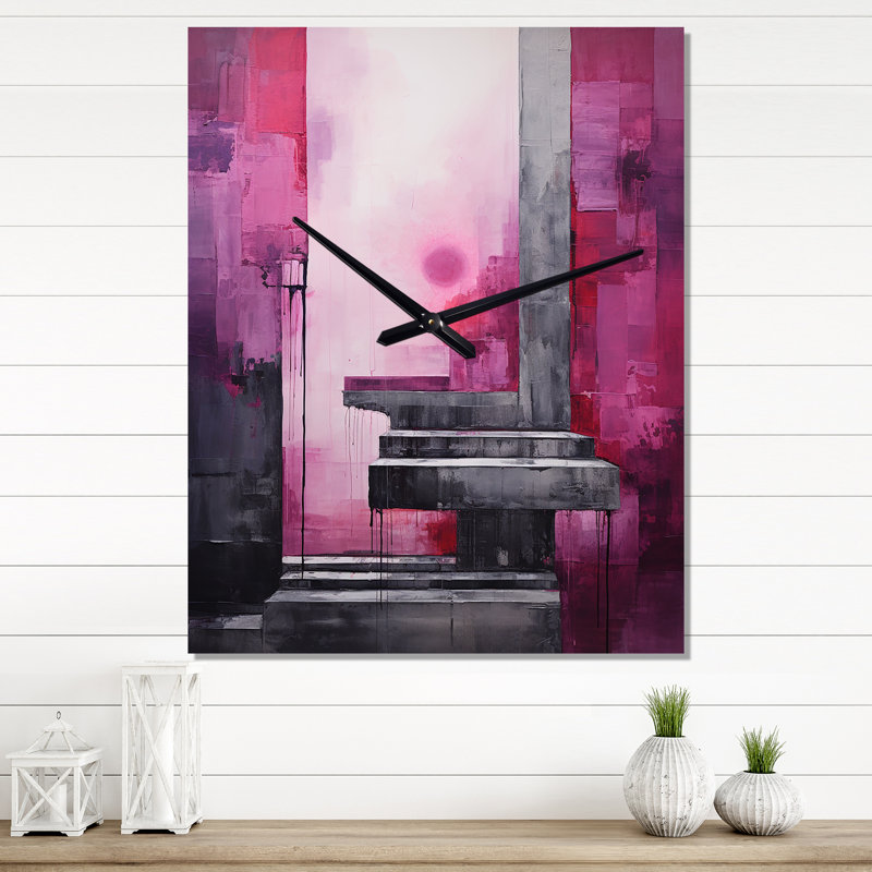 Aquilah - Horloge murale moderne gratte-ciel, Petit