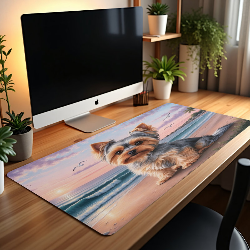 Polyester Desk Pad, 14.4x12.1