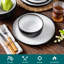 32 Piece Stoneware Dinnerware Set - Service for 8-1333661516