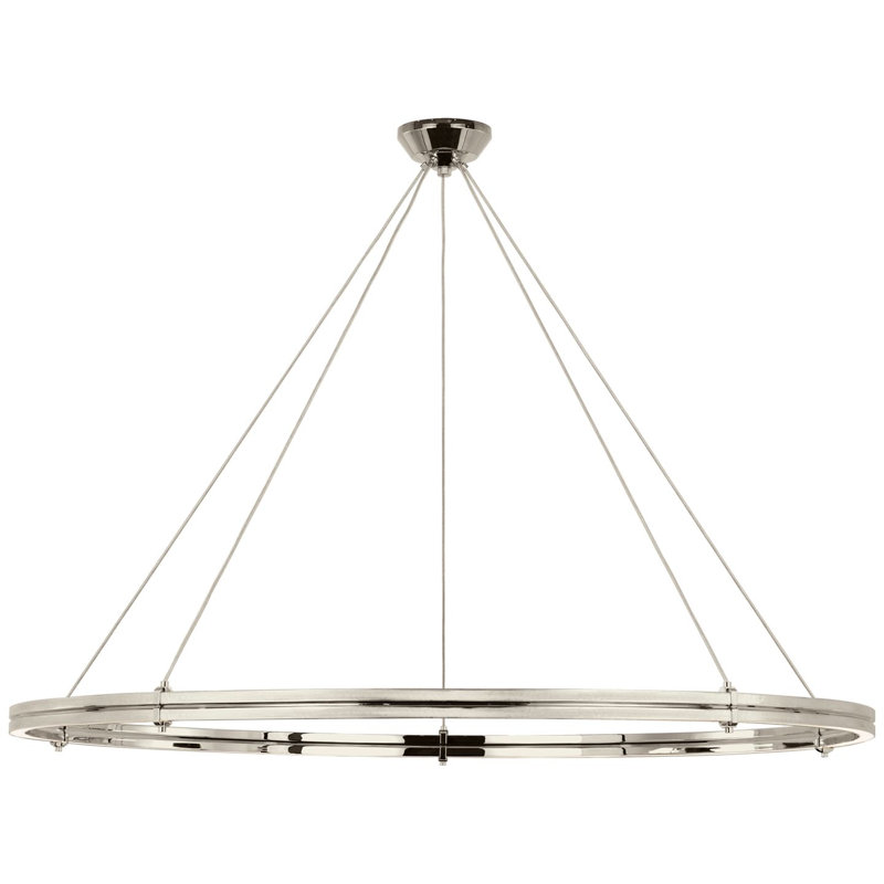 Paxton 10 - Light LED Chandelier, Polished Nickel