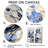 Blue And White Garden Of Irises II - Irises Canvas Wall Art-737732400-737732403-737732402