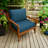Eddie Bauer Sunbrella® Fabric 1-Piece Outdoor Louge Chair Cushion, 26"W x 26"L, Canvas Regatta -18066148-92686487