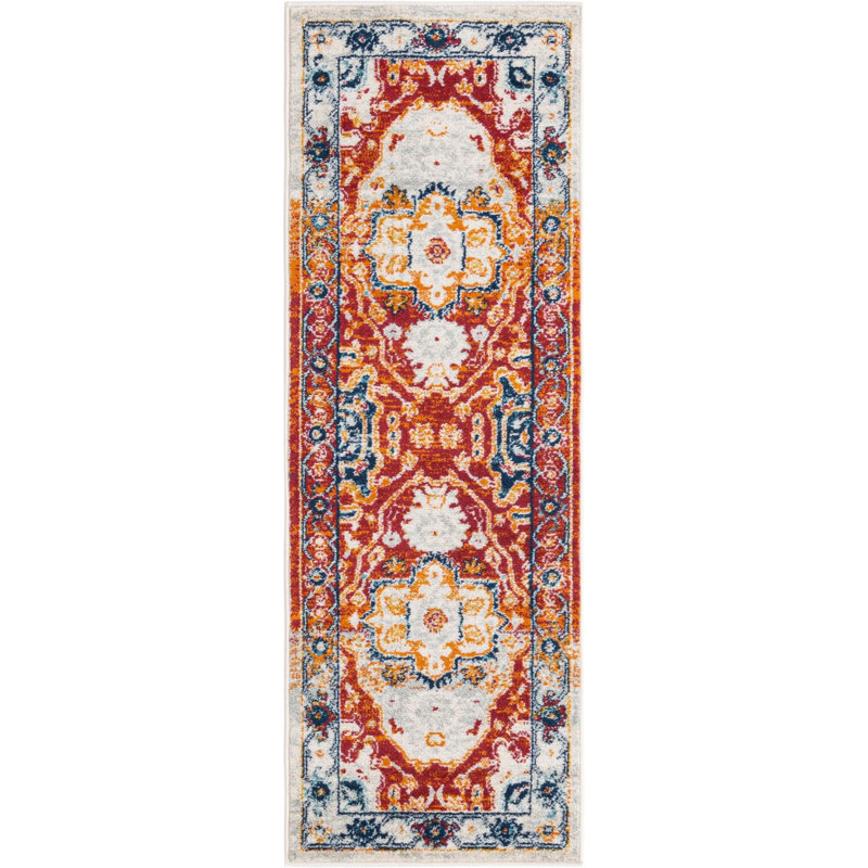 Ikat Indoor Rug, Runner 2' x 6'