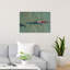 Kayak Shark Encounter Peaceful Abstract Contemporary Shark Nature Ocean Wall Art Print-1324211815