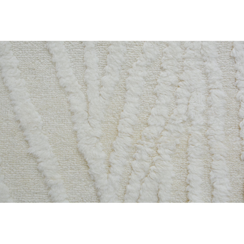 Wool Abstract Indoor Rug, Rectangle 6' x 9'