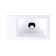 LACAVA Marietta 8.75'' Solid Surface Rectangular Bathroom Sink with Overflow