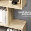 HOMcom H 75,5 "H Bibliothèque 6 tablettes