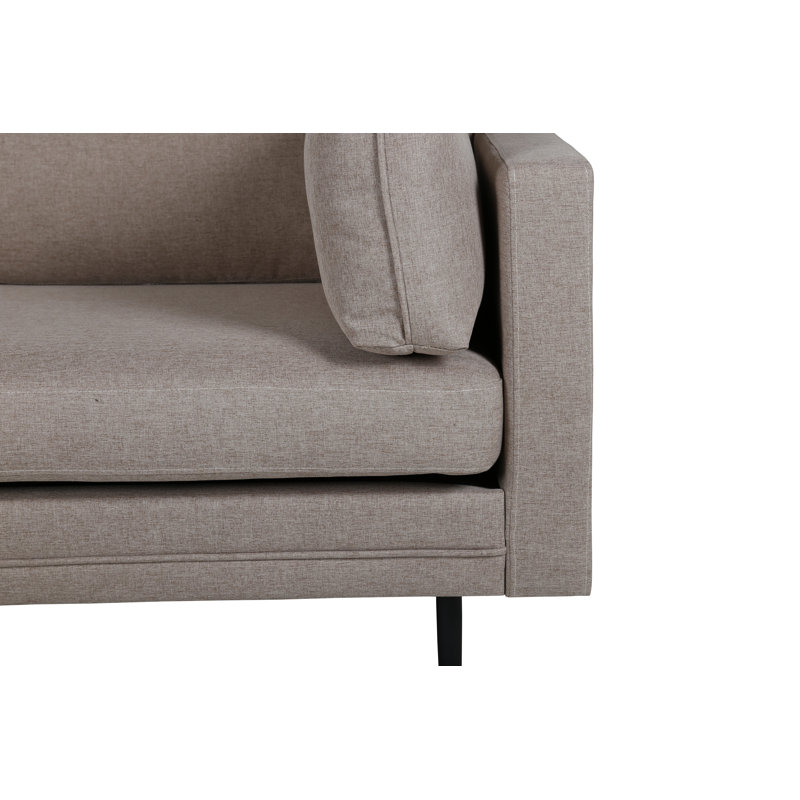 Davani 2 Seater Cotton Sofa, Brown