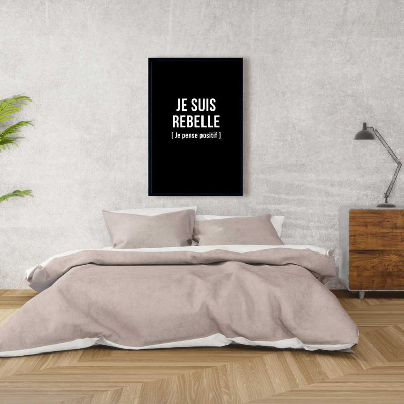 Black & White Shapes Framed Canvas Decor