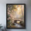 "Black Dreamy Rose Garden", art mural de style français, impressions encadrées-580521345