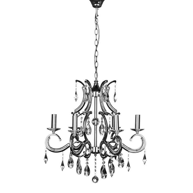 Alfredo 6 - Light Candle Style Chandelier