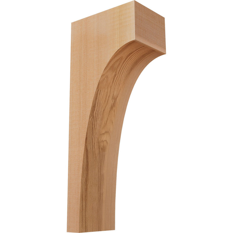 Huntington Corbel, H 14 po x l 3,5 po x P 6 po, Lisse, Cèdre rouge