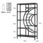 Alvine 179cm H x 99.9cm W Metal Geometric Bookcase-1001675529