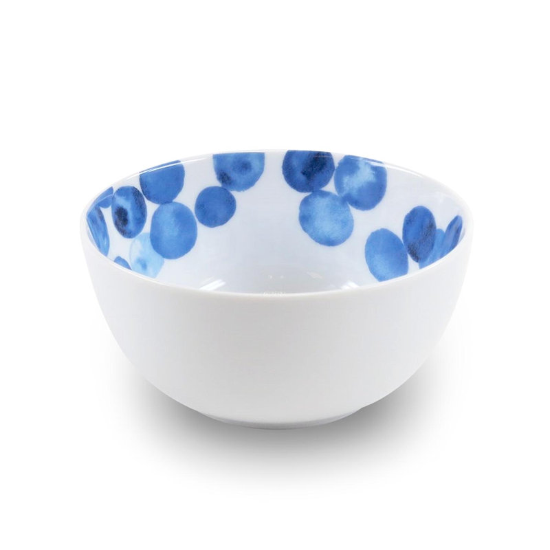 Bol à céréales en porcelaine délavé Muhsin
