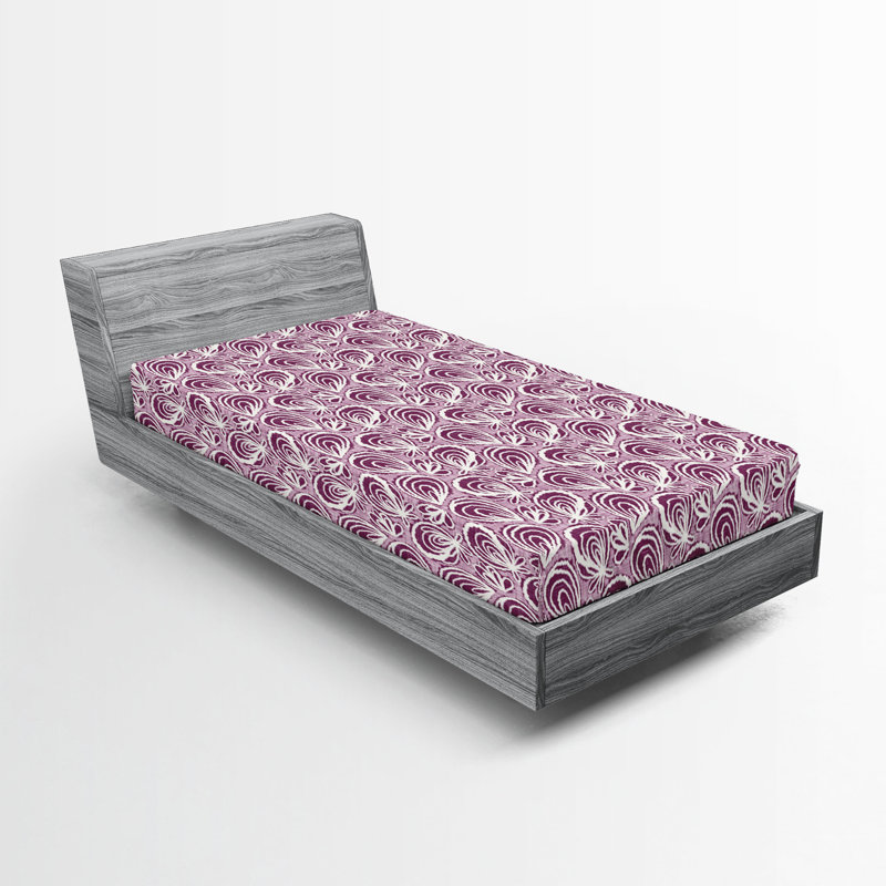 Drap-housse abstrait Ambesonne, Drap-housse de taille simple