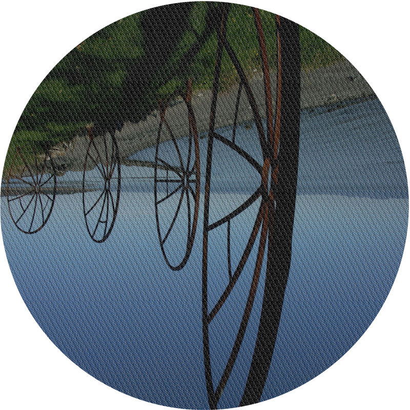 Tapis bleu ciel, Rond 5 pi