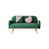 Velours vert est en rupture de stock