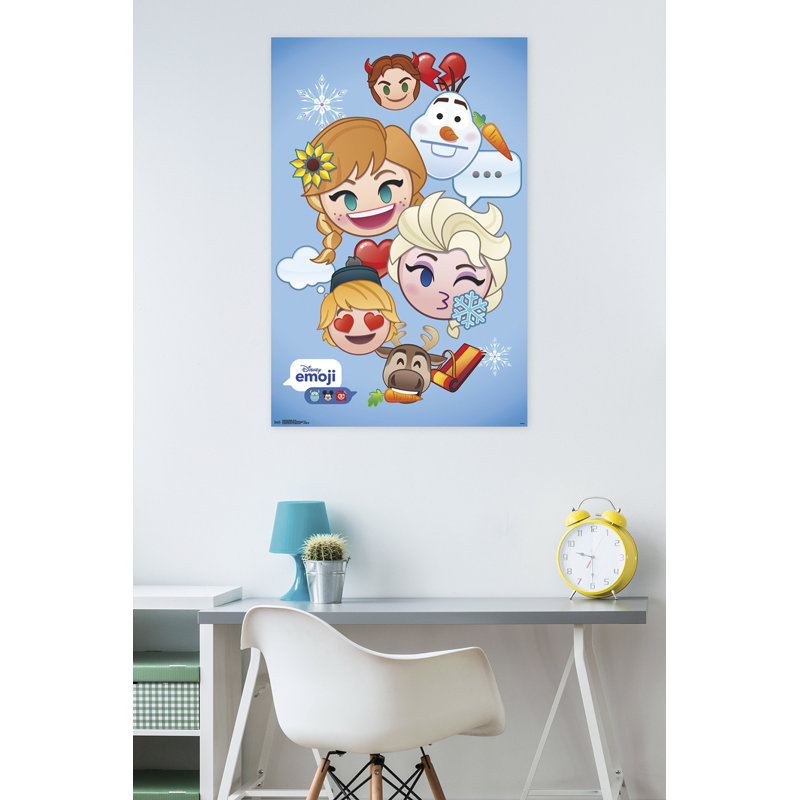 «disney emoji-impression sur papier glacée