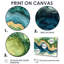 Abstrait parcours de golf «Horizon II», art mural encadré-1238702074-1238702076-1238702070