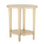 Table de bout ovale en bois massif-658417564