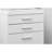 File Cabinet, Rolling Mobile, Storage Drawers, Printer Stand, Office, Work, White Laminate, Contemporary, Modern