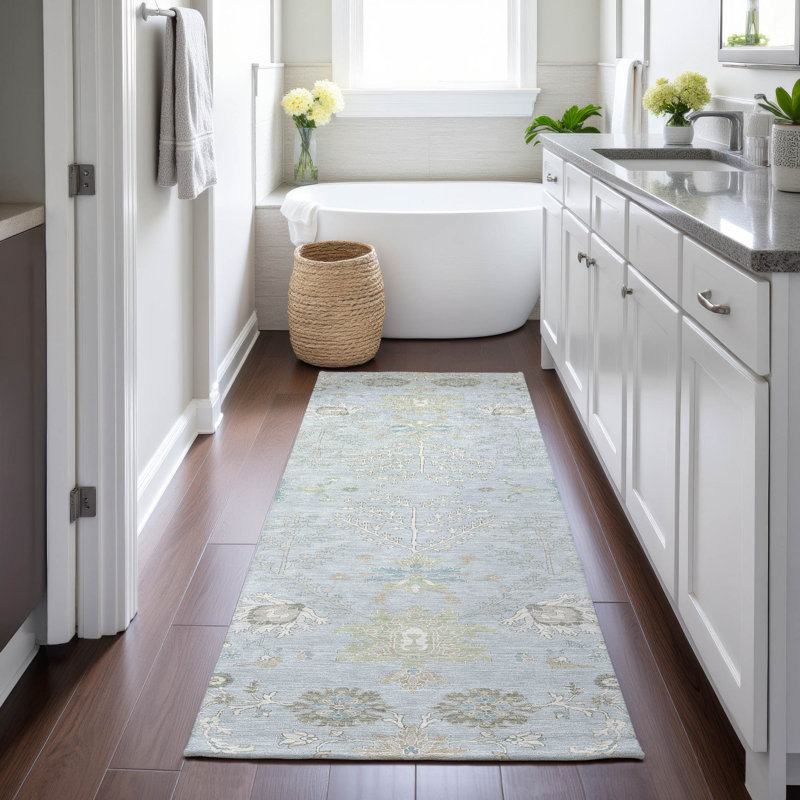 Tapis intérieur / extérieur lavable à la machine Chantille ACN2676 Global, Ciel, Tapis de couloir 2 pi 3 po x 7 pi 6 po