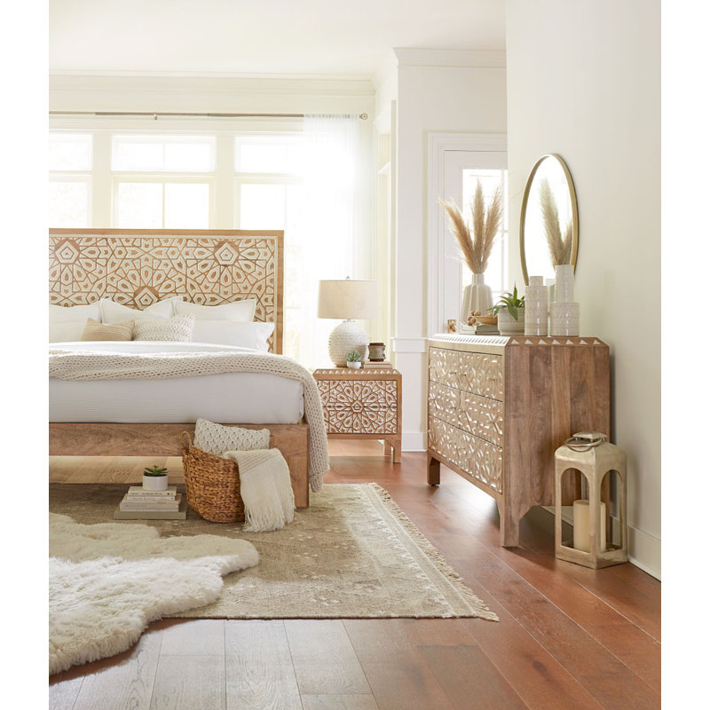 Haveli Solid Wood Bed
