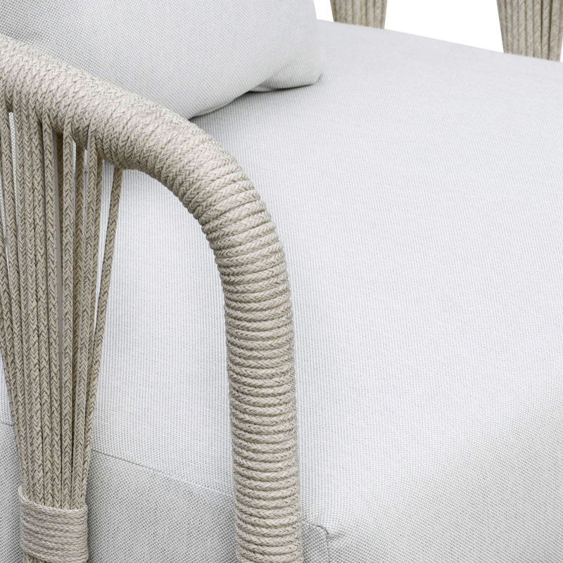 Dealie Outdoor 79" Patio Sofa, White