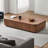 Modern simple black walnut coffee table