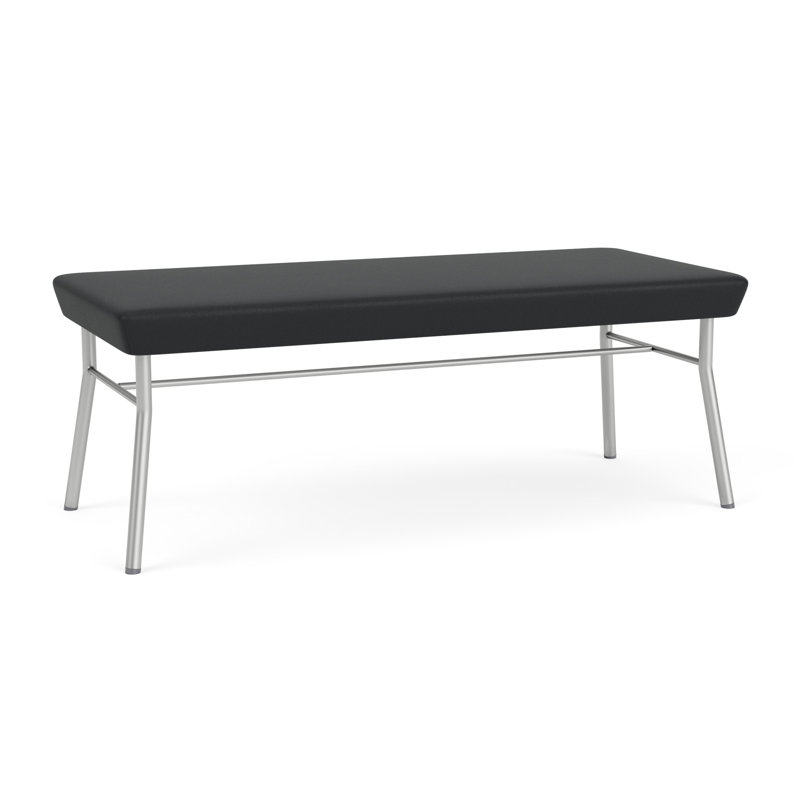 Banc en métal 2 places Chat, Argent, Modena graphite