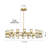 1-Golden LED Iron Crystal Pendant Light-893921192-893921194