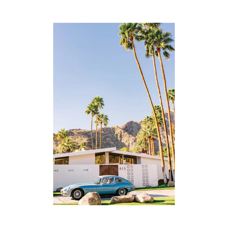 Palm Springs Ride VIII par Bethany Young - Estampe numérique sur toile tendue avec châssis, H 18 po x l 12 po x 1,5 po