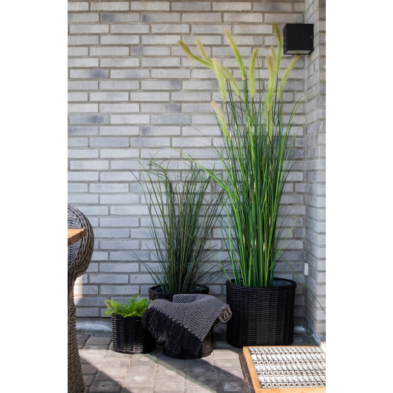August Grove Decorative Basket, Black