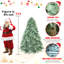  Arbre de Noël bleu-vert avec 2518 pointes PE + PVC-1771062101