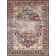 Mignonette Navy Blue/Red Area Rug