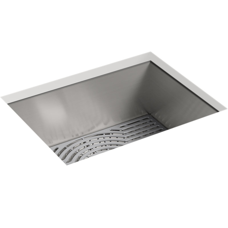 Évier de cuisine encastrable avec accessoires L 24 po x l 18,3 po