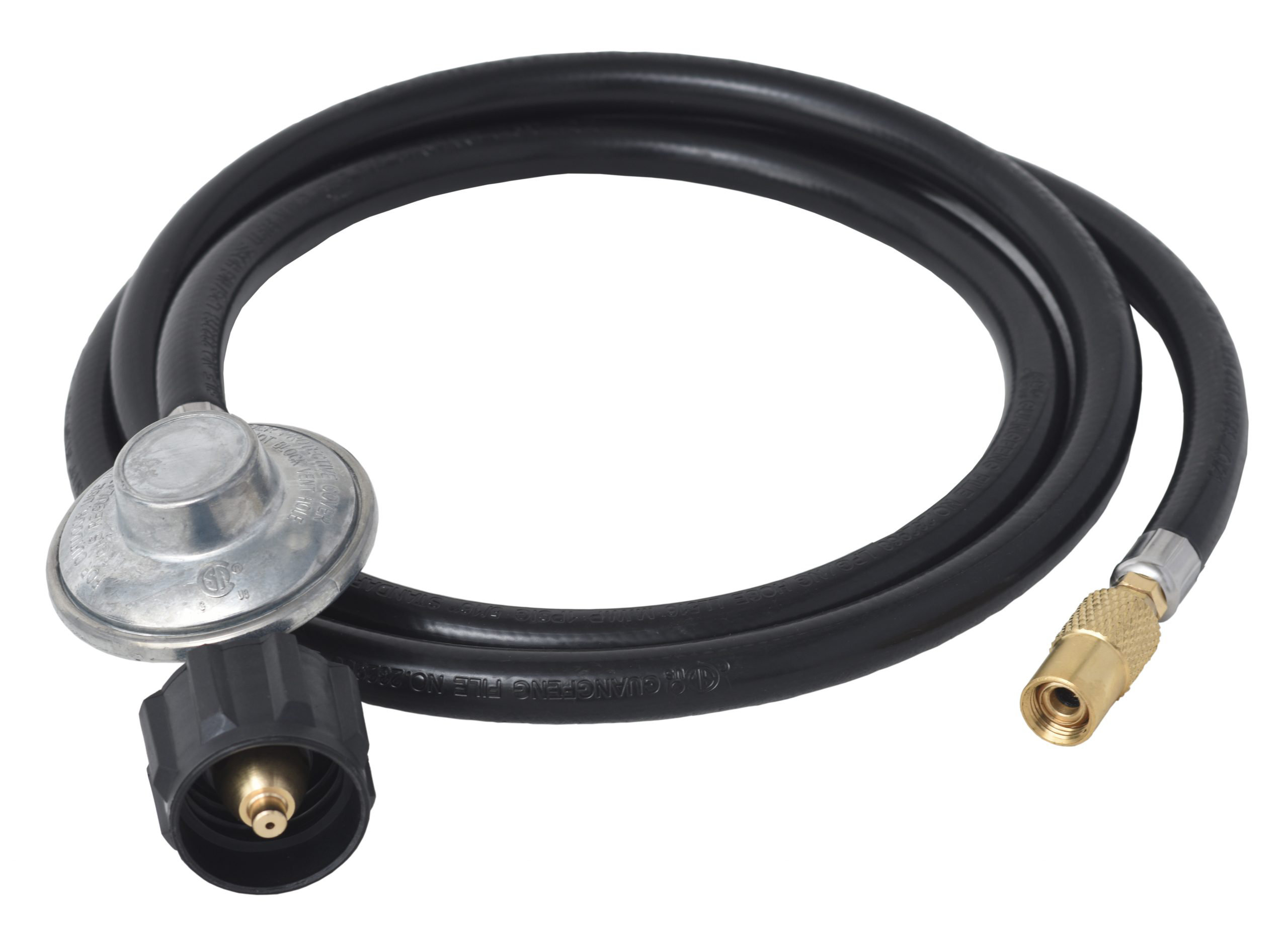 Flame King 6-Ft Propane Regulator Hose Adapter Connects to 20Lb Tank for  Flame King Blackstone Griddle