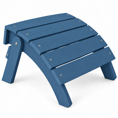 Repose-pieds Hiir Adirondack, repose-pieds pliable extérieur en plastique Adirondack 