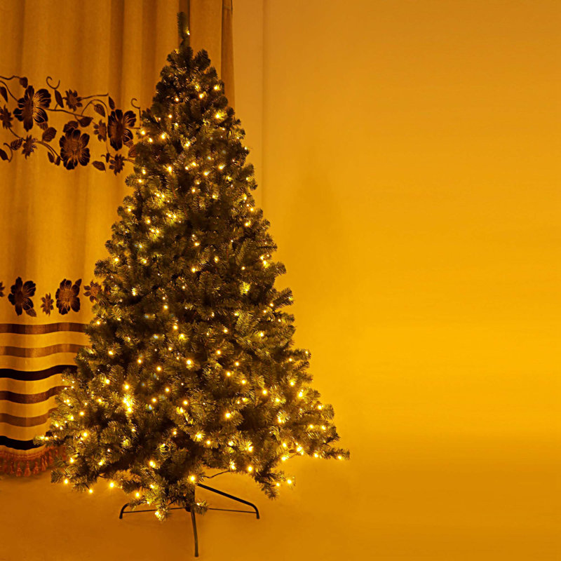 Sapin de Noël artificiel lumineux 7,5 pi