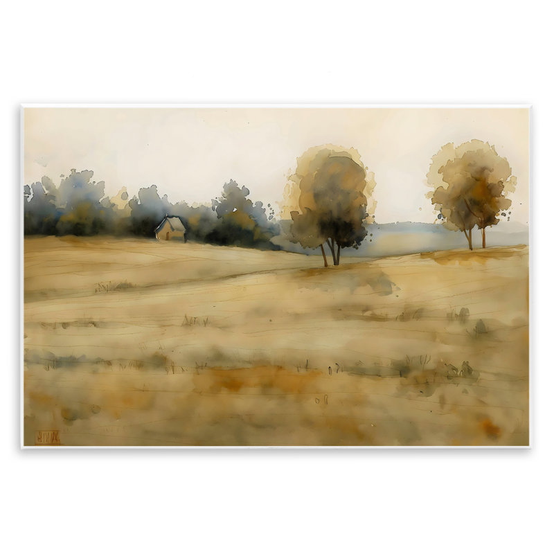 Plaque murale paysage de solitude, design par LSR Creative Studio, H 10 po x l 15 po