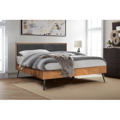 Conon Tufted Solid Wood and Upholstered Platform Bed -  Orren Ellis, C35B8E572AF94FA8911B48CABDD06D37